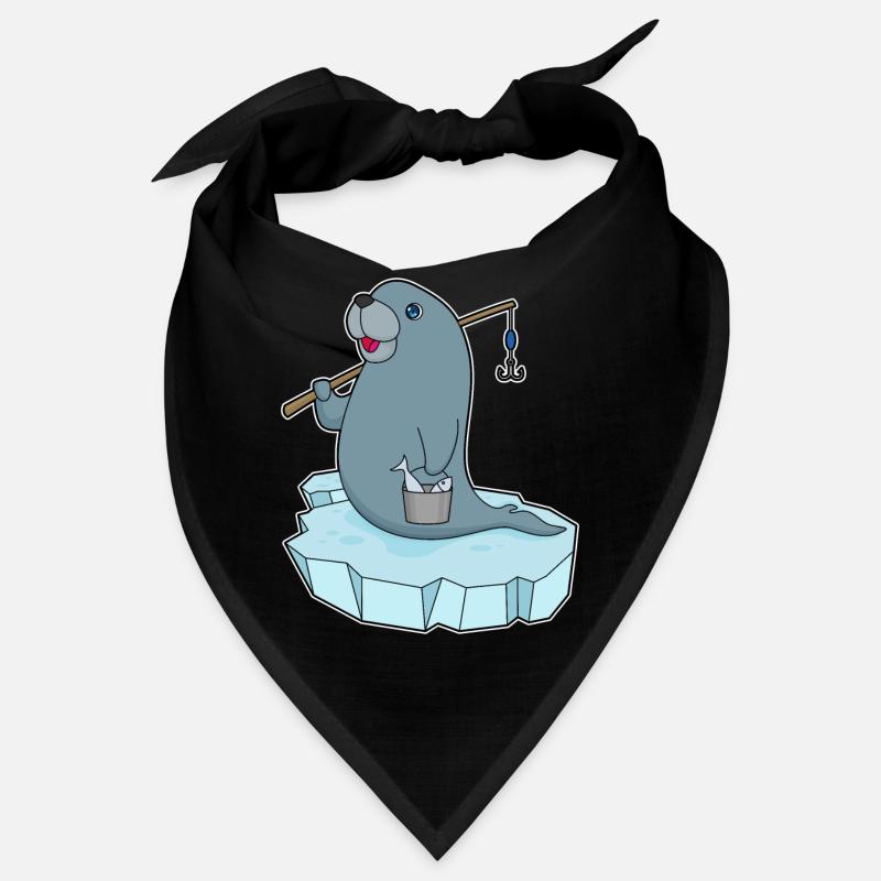 Pêche à la canne à pêche pour les pêcheurs de phoques Bandana