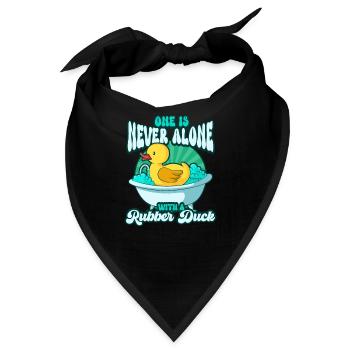 Rubber Duck Ducks Bird Hunt Duck lover Gift Idea - Bandana - Schwarz - Vorne