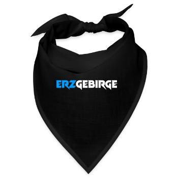 Erzgebirge meine Heimat - Bandana - Schwarz - Vorne