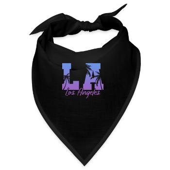 Los Angeles - Bandana - Schwarz - Vorne