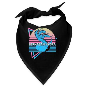 Lernaean Hydra Mythische Kreatur Griechische Mytho - Bandana - Schwarz - Vorne