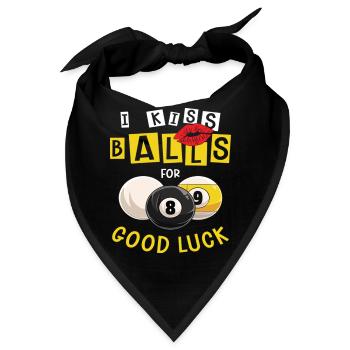 Pocketologist Billiards Pool Billiard 8 Ball - Bandana - Schwarz - Vorne