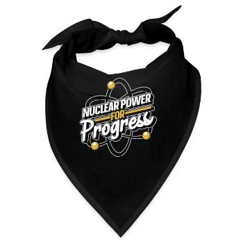 Physik Phyiker Kernphysik - Bandana - Schwarz - Vorne