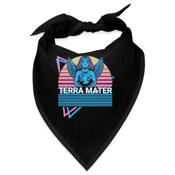 Terra Mater Tellus Mater Göttin Erde Römische Myth - Bandana - Schwarz - Vorne