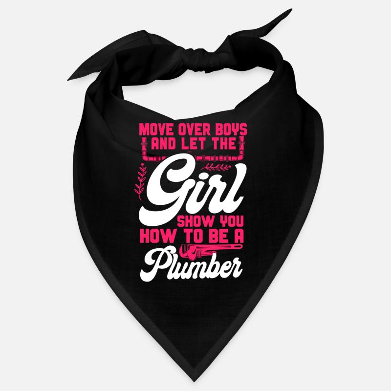 Plumbing Plumber Female Move Over Bandana