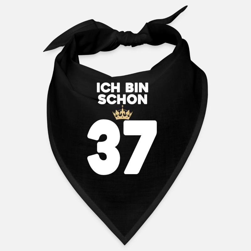37. Geburtstag Geschenk - 37 Jahre mit Krone Bandana