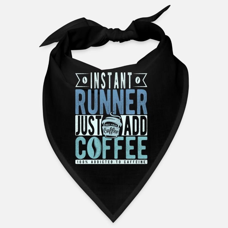 Runner Coffee Quote Bandana