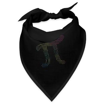 Ziffern von Pi im Quellcode Zahlen Pi Day 3.14159 - Bandana - Schwarz - Vorne