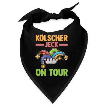 Karnevalskostüm Karnevalist Fasching Karneval - Bandana - Schwarz - Vorne
