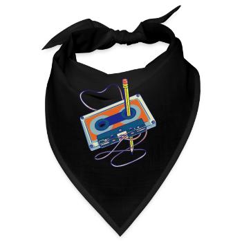 Lieder aufnehmen Radio Kassettenrecorder Kassette - Bandana - Schwarz - Vorne