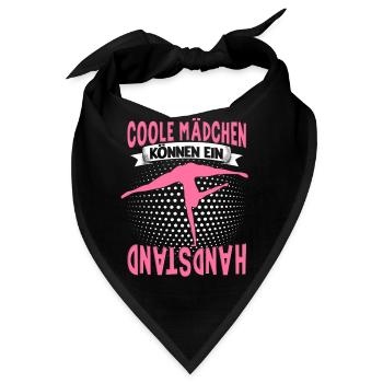 Handstände Handstand Turnerin Damen Mädchen - Bandana - Schwarz - Vorne