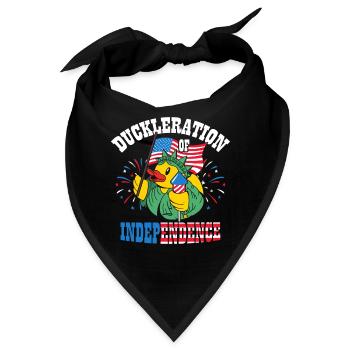 Duckleration Of Independence Feuerwerkskörper 4. - Bandana - Schwarz - Vorne