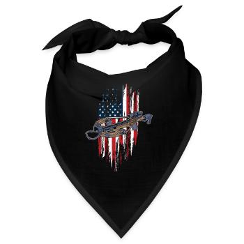 Lustige Armbrust Bogenschütze Bogen Mit - Bandana - Schwarz - Vorne
