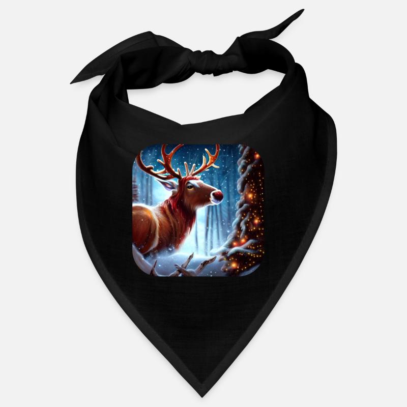 Reindeer Christmas Bandana
