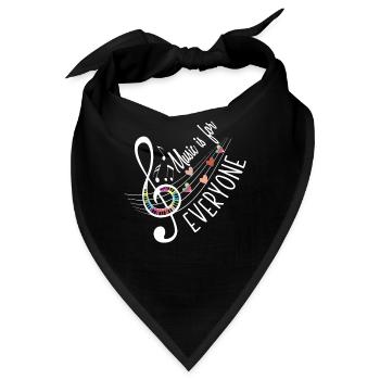 Musiklehrer Musik Lehrer Musiklehrer - Bandana - Schwarz - Vorne