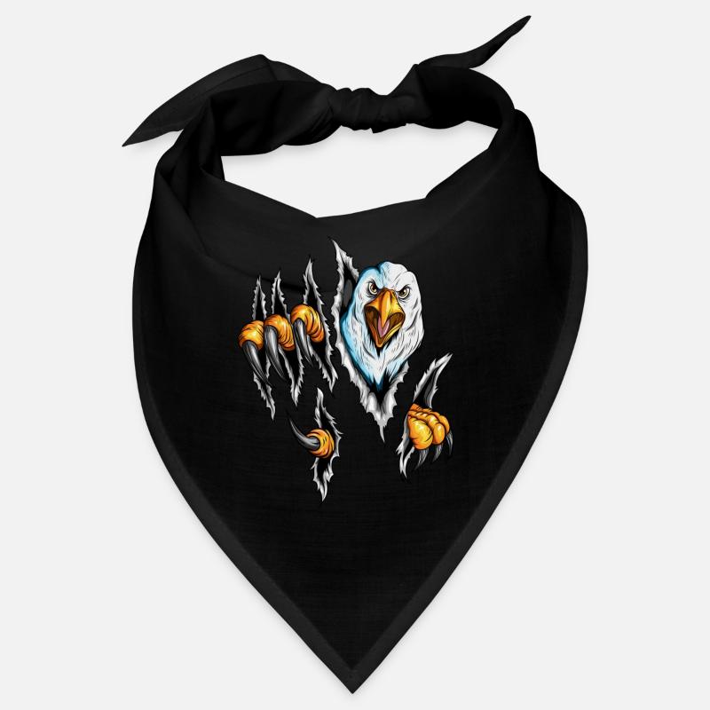 Scratch Eagle Claws Bird of Prey Design Eagle Eye Bandana