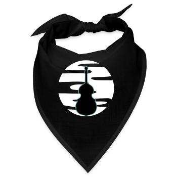 Kontrabass - Bandana - Schwarz - Vorne