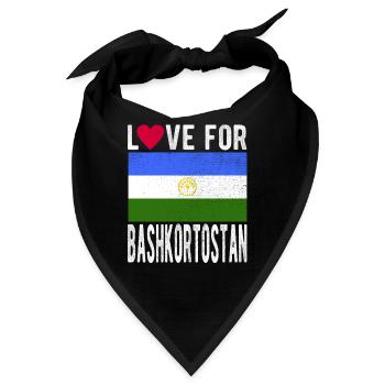 Bashkortostan Souvenir - Bandana - Schwarz - Vorne