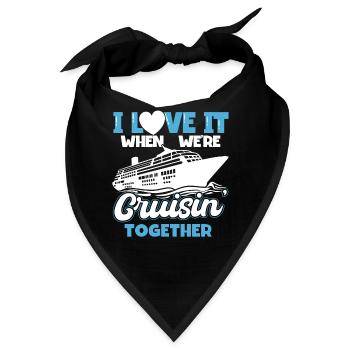 I Love It When Were Cruisin Together - Bandana - Schwarz - Vorne