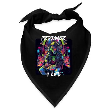 Progamer 4 Life 1 - Bandana - Schwarz - Vorne