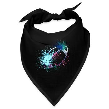 American Football splash - Bandana - Schwarz - Vorne