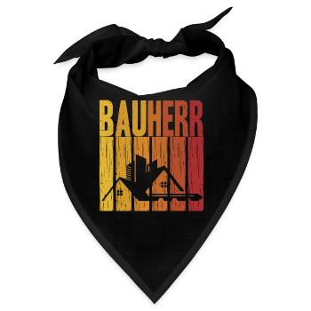Bauherren - Bandana - Schwarz - Vorne