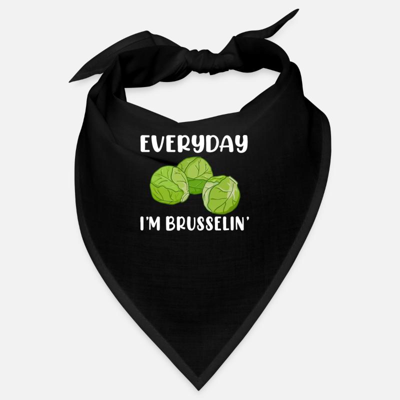 i'm brusselin, brussel sprout Bandana