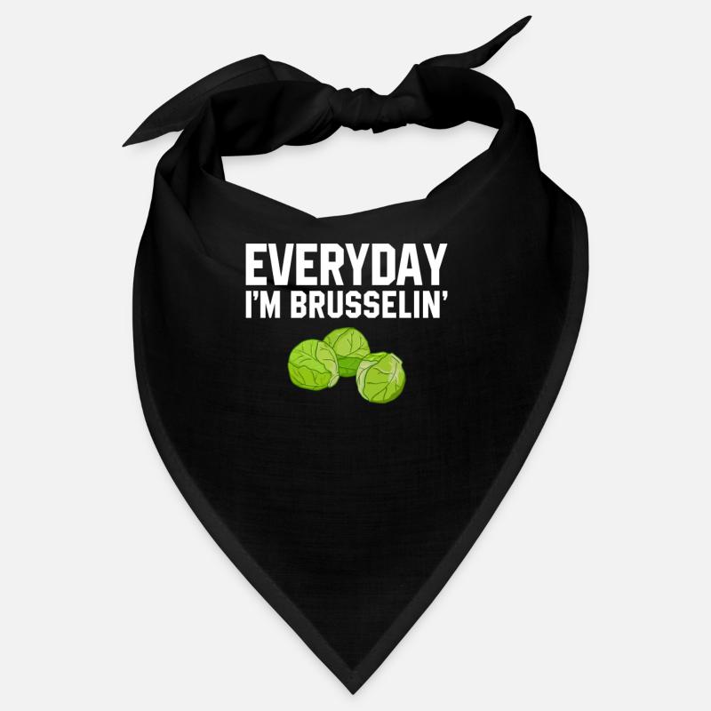 i'm brusselin, brussel sprout Bandana