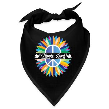 hippie seele - Bandana - Schwarz - Vorne