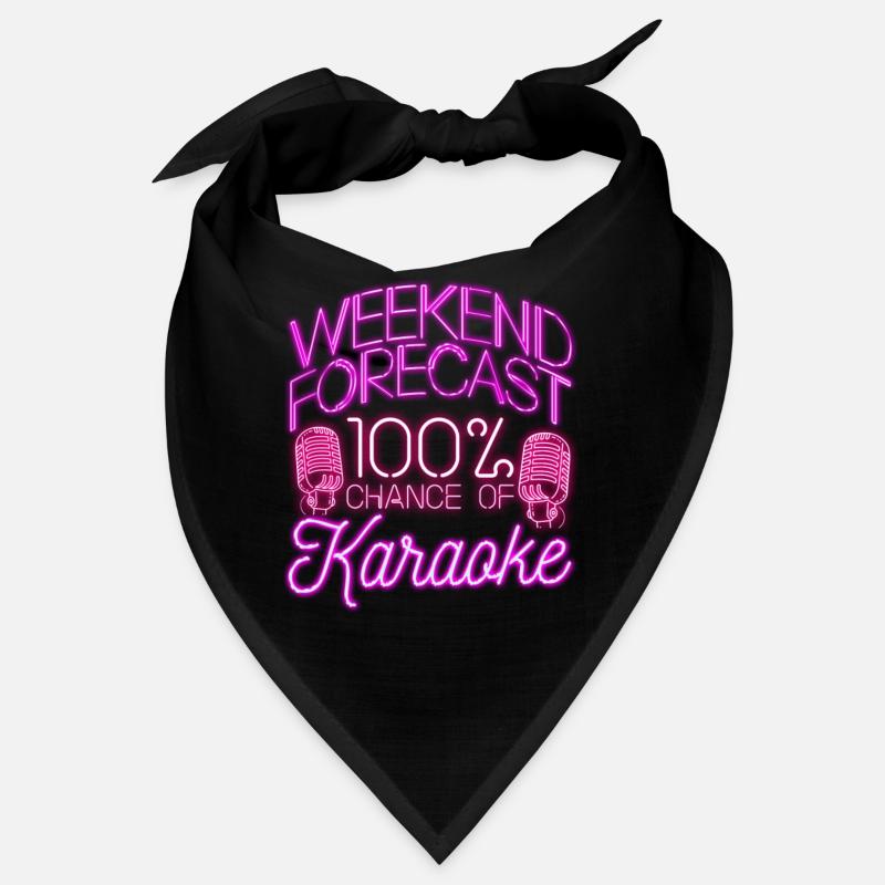 Karaoke Singer 80s Retro Weekend Bandana
