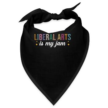 Liberal Arts Ist Meine Leidenschaft - Bandana - Schwarz - Vorne