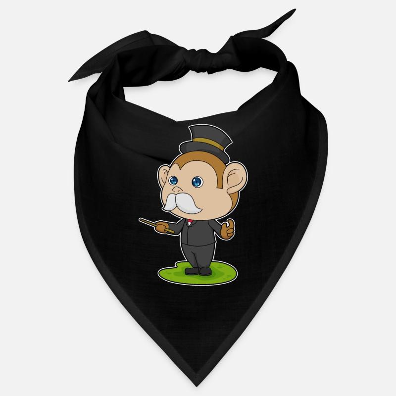 Affe Zauberer Zauberstab Bandana