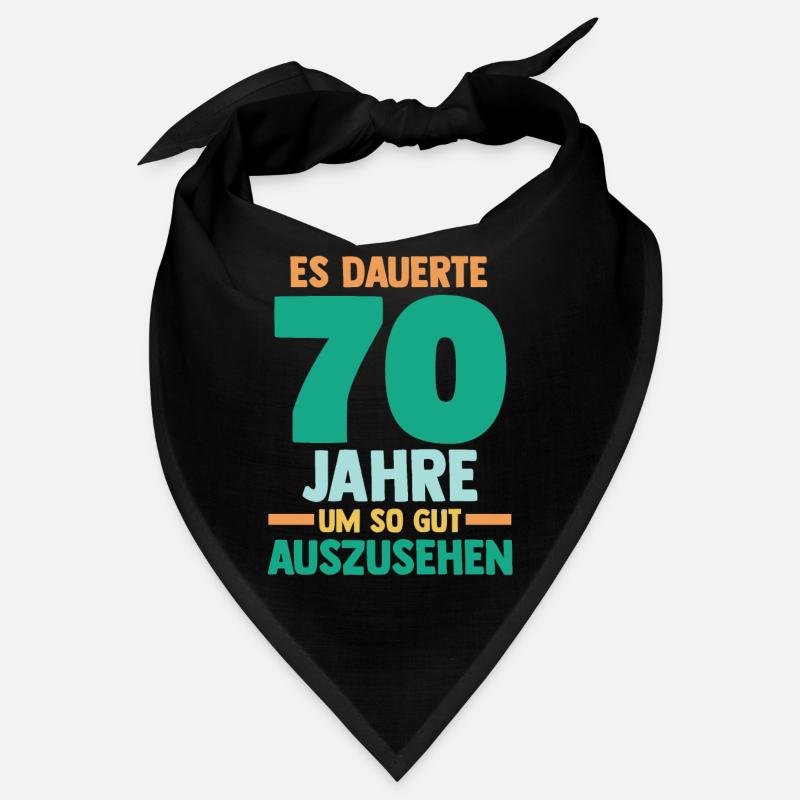 Siebzig Siebzigster 70 Jahre Geburtstag Bandana