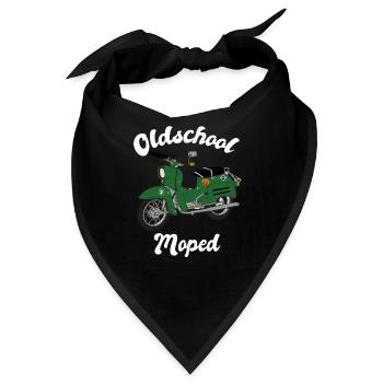 Schwalbenfahrer Simson Schwalbe Kult Roller DDR - Bandana - Schwarz - Vorne
