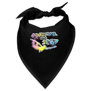 Awesome since 1967. Wakeboard Lifestyle Vintage - Bandana - Schwarz - Vorne