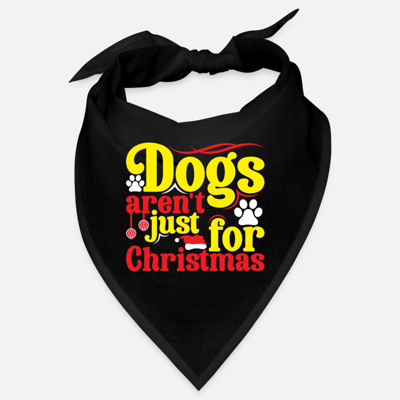 Weihnachtsbotschaft für Hundefreunde Bandana
