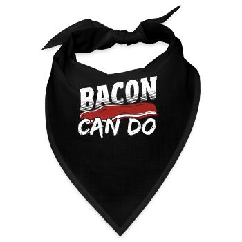 Speck Schinken Eier Schwein - Bandana - Schwarz - Vorne