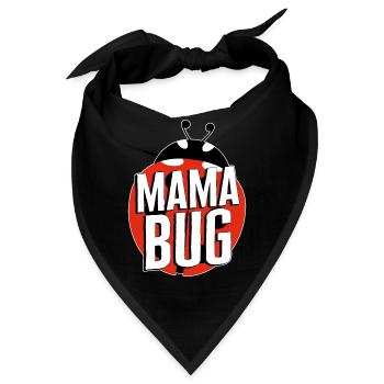 Lady Bug Shirt, Mama Bug Red Ladybug Lover - Bandana - Schwarz - Vorne