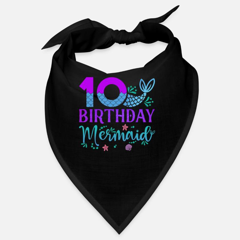 10th Birthday Mermaid Bandana