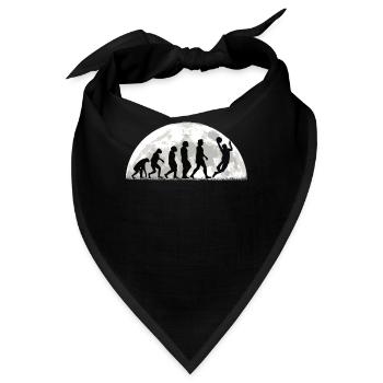 Basketball Geschenkidee Sport Design - Bandana - Schwarz - Vorne