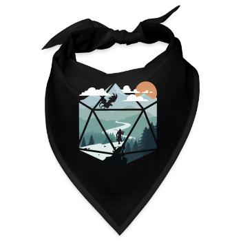 RPG-RPG-Tabletop-Rollenspiele Gamer-Rollenspiel - Bandana - Schwarz - Vorne