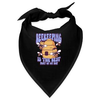 Honey Bee Beekeeping Beekeeper Honeybee Beekeeping - Bandana - Schwarz - Vorne