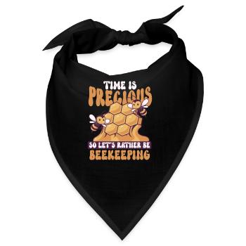 Honey Bee Beekeeping Beekeeper Honeybee Beekeeping - Bandana - Schwarz - Vorne