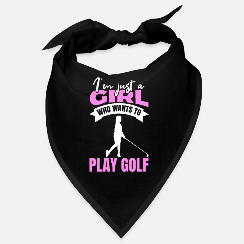 Golfer Mädchen Bandana