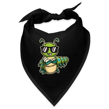 Raupe - Bandana - Schwarz - Vorne