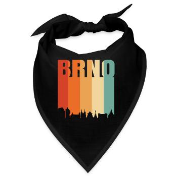 Die Schönheit von Brno Brünn - Bandana - Schwarz - Vorne
