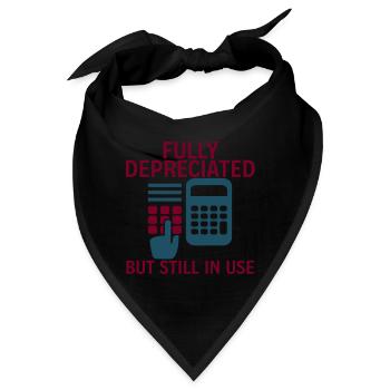 Fully Depreciated But Still In Use 2 - Bandana - Schwarz - Vorne