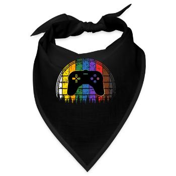 Konsole - Bandana - Schwarz - Vorne
