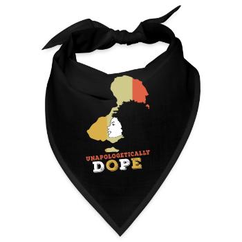 Africa Black Girl Unapologetic Black History Month - Bandana - Schwarz - Vorne