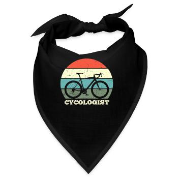 Cycologist Funny Mountainbike Radfahren Fahrrad - Bandana - Schwarz - Vorne